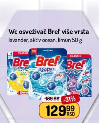 WC osveživač Bref više vrsta