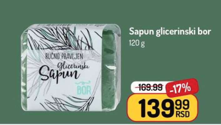 Sapun Glicerinski bor