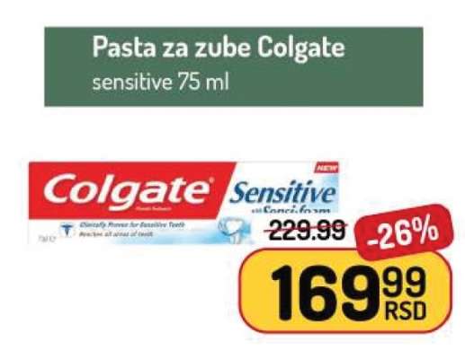 Pasta za zube Colgate Sensitive 75 ml