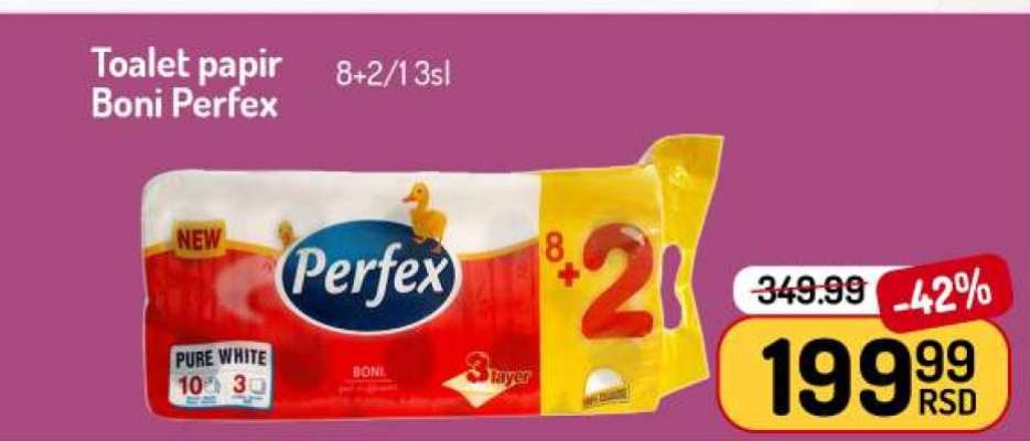 Toalet papir Boni Perfex
