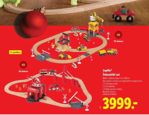 Lupilu® Železnički set