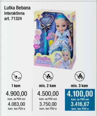 Lutka Bebana Interaktivna