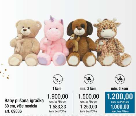 Baby plišana igračka