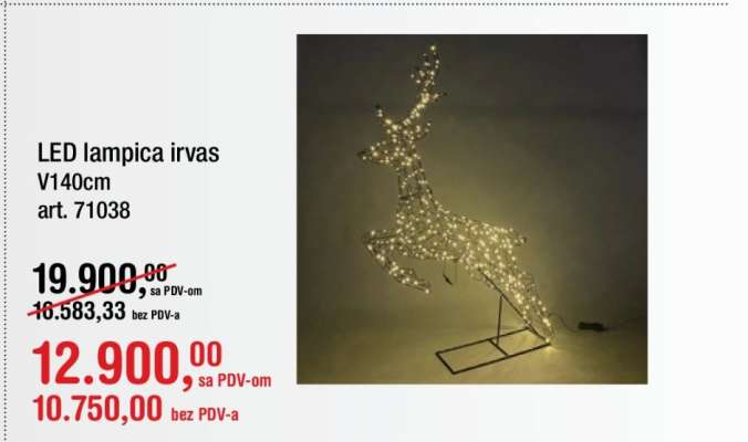 LED lampica irvas