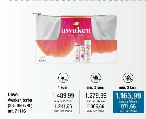 Dove Awaken torba (SG+DEO+BL)