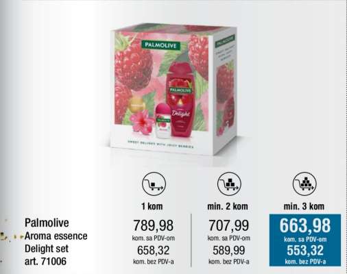 Palmolive Aroma essence Delight set