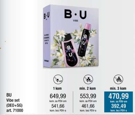 BU Vibe set (DEO+SG)