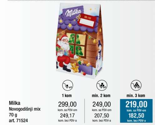 Milka Novogodišnji mix