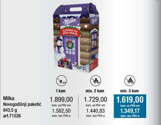Milka Novogodišnji paketić