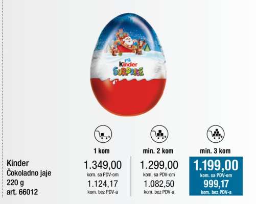 Kinder Čokoladno jaje