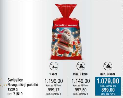 Swisslion novogodišnji paketic