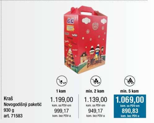 Kraš Novogodišnji paketić