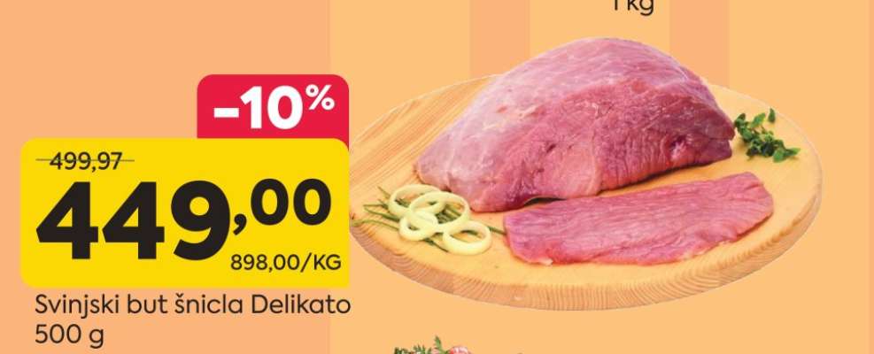 Svinjski but šnicla Delikato