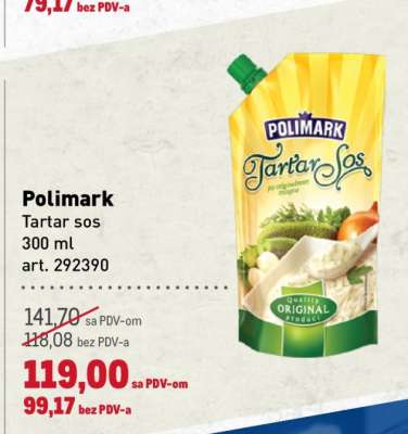 Polimark Tartar sos