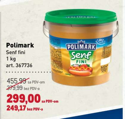 POLIMARK Senf FINI