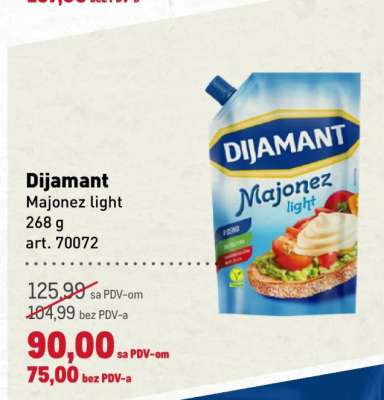 Dijamant Majonez Light