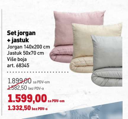Set jorgan + jastuk