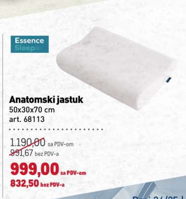 Anatomski jastuk