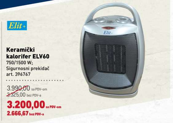 Keramički kalorifer ELV60