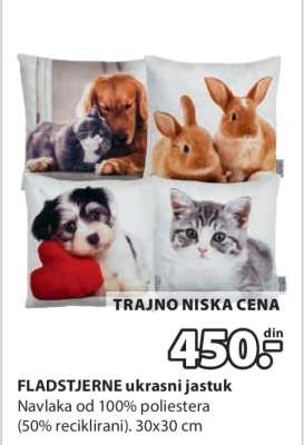 FLADSTJERNE UKRASNI JASTUK