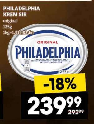 PHILADELPHIA KREM SIR