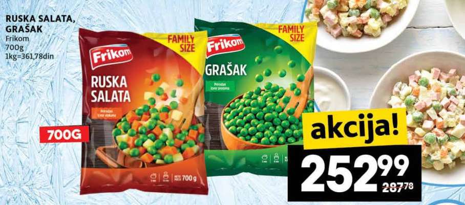 RUSKA SALATA, GRAŠAK