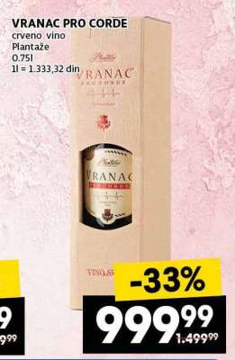 VRANAC PRO CORDE