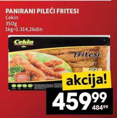 Panirani pileći fritesi