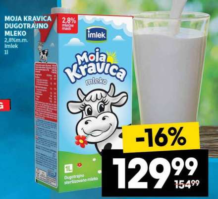 MOJA KRAVICA DUGOTRAJNO MLEKO