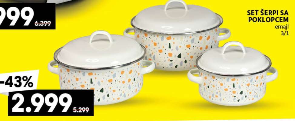 SET ŠERPI SA POKLOPCEM emajl 3/1
