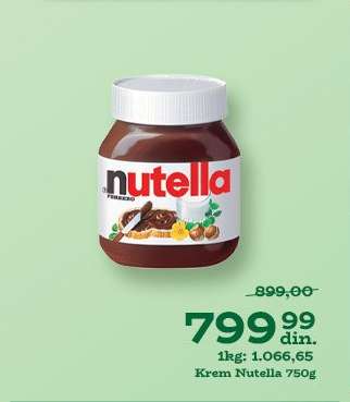 Krem Nutella, 750g