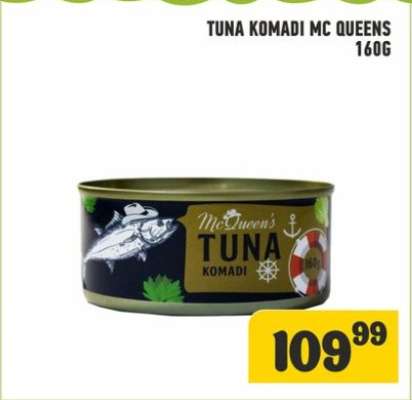 Tuna Komadi Mc Queens 160g