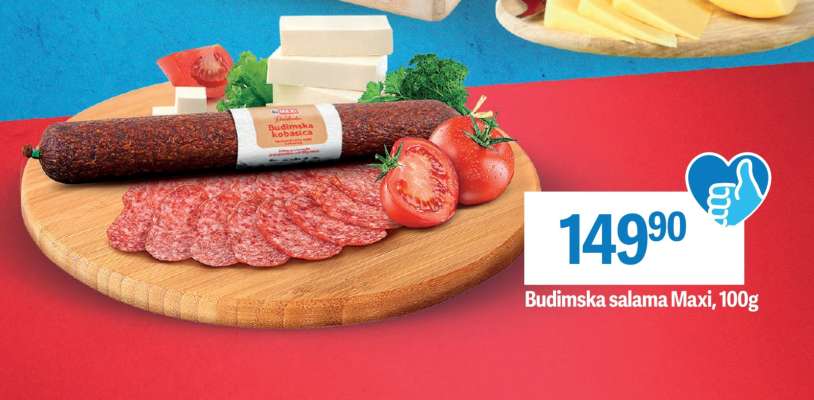 Budimska salama Maxi, 100g