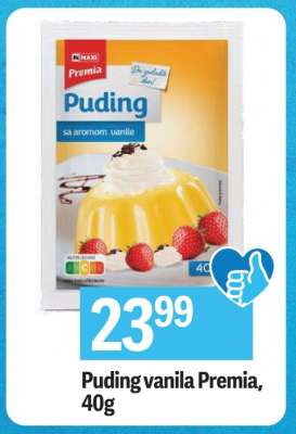 Puding vanila Premia, 40g