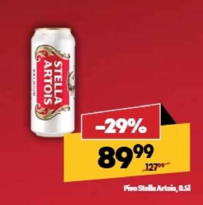 Pivo Stella Artois 0.5l