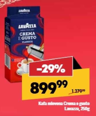 Kafa mlevena Crema E Gusto lavazza 250g