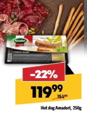 Hot dog Amadori, 250g