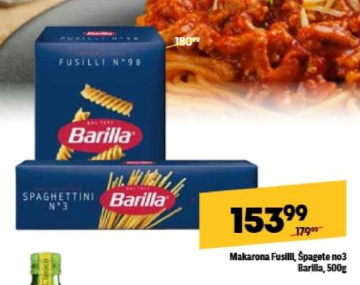 Makarona Fusilli, špagete no3 Barilla, 500g