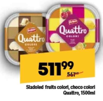 Sladoled fruits colori, choco colori Quattro, 1500ml