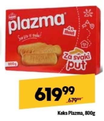 Keks Plazma 800g