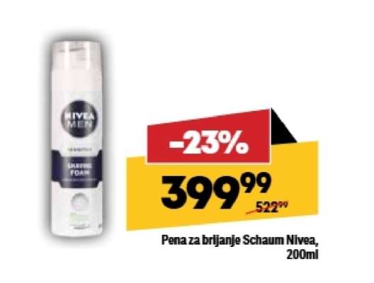 Pena za brijanje Schaum Nivea, 200ml