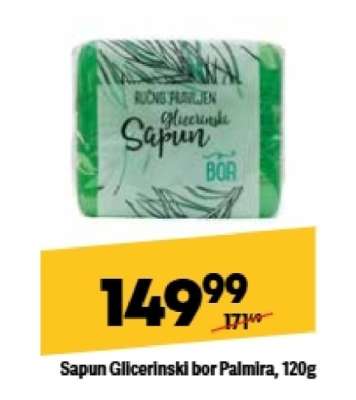 Sapun Glicerinski bor Palmira 120g