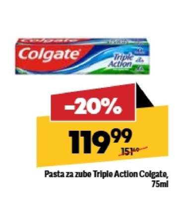 Pasta za zube Triple Action Colgate 75ml