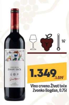 Vino crveno Život teče