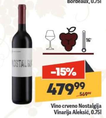 Vino crveno Nostalgija