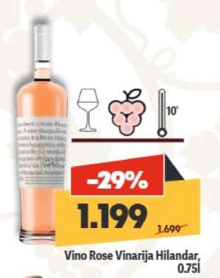 Vino Rose Vinarija Hilandar, 0.75l