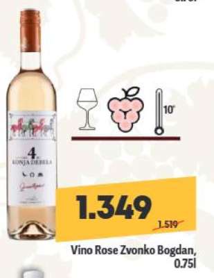 Vino rose Zvonko Bogdan 0.75l