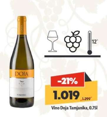 Vino Doja Tamjanika , 0.75l