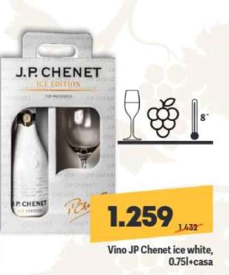 Vino JP Chenet ice white, 0.75l+casa
