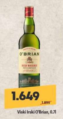 Viski Irski O'Brian, 0.7l